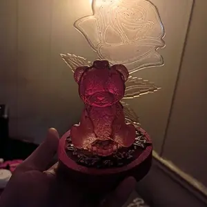 Rainbow Bear - Colorful Bear Figurines/lights