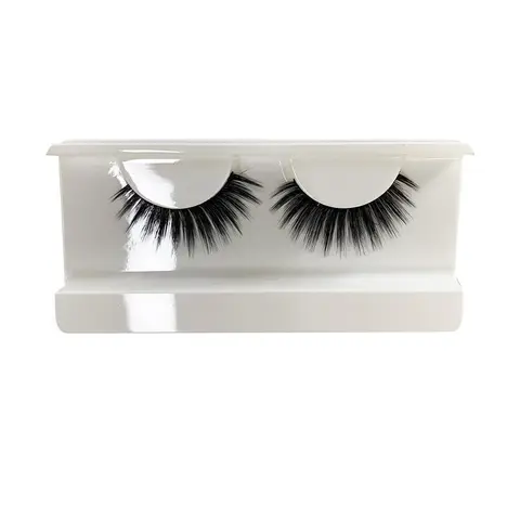 PUHPUH 3D Soft Fluffy False Lashes, Single Pair Cosmetic Makeup Eyelashes for Natural Look & Subtle Glamour