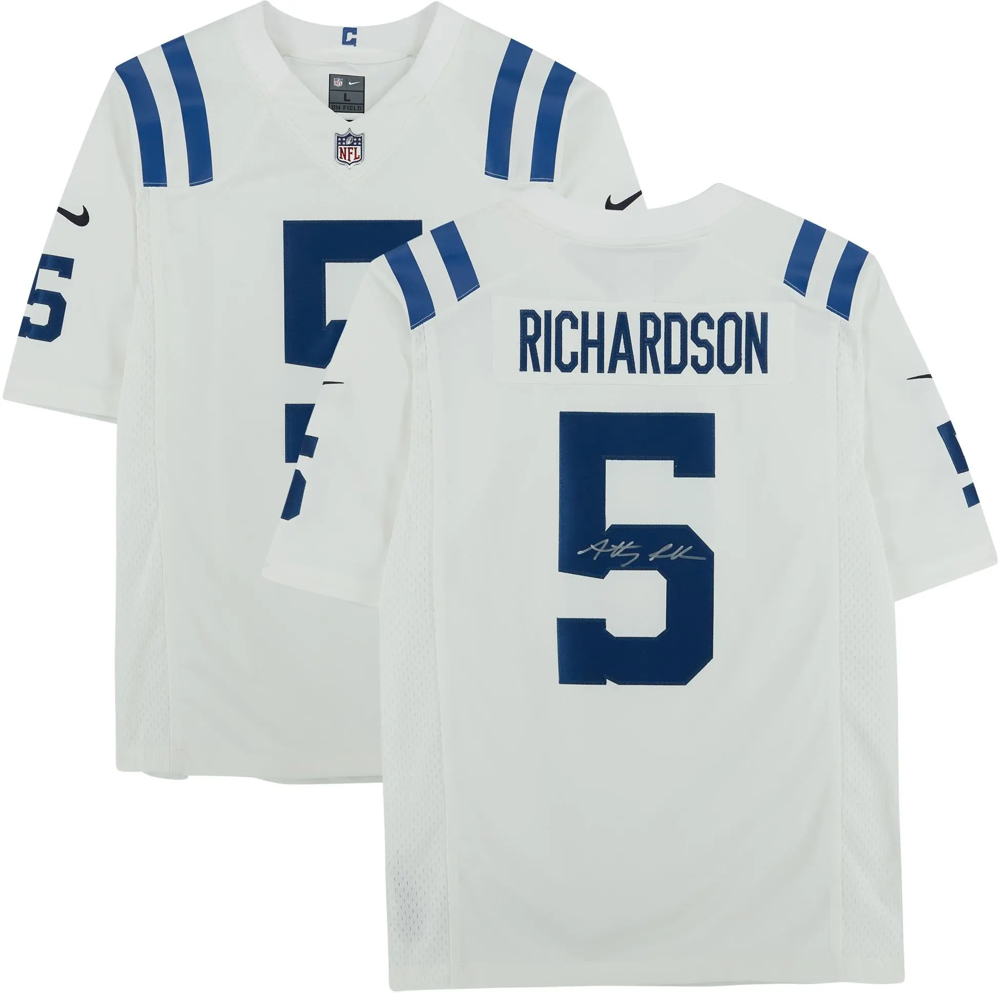 Anthony Richardson Indianapolis Colts Autographed White Nike Limited Jersey - Fanatics Authentic Certified