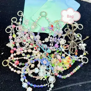 Fun Phone Chain｜key chain Party Bag with Colorful Beads and Designs for Easy Access and Convenience at Parties