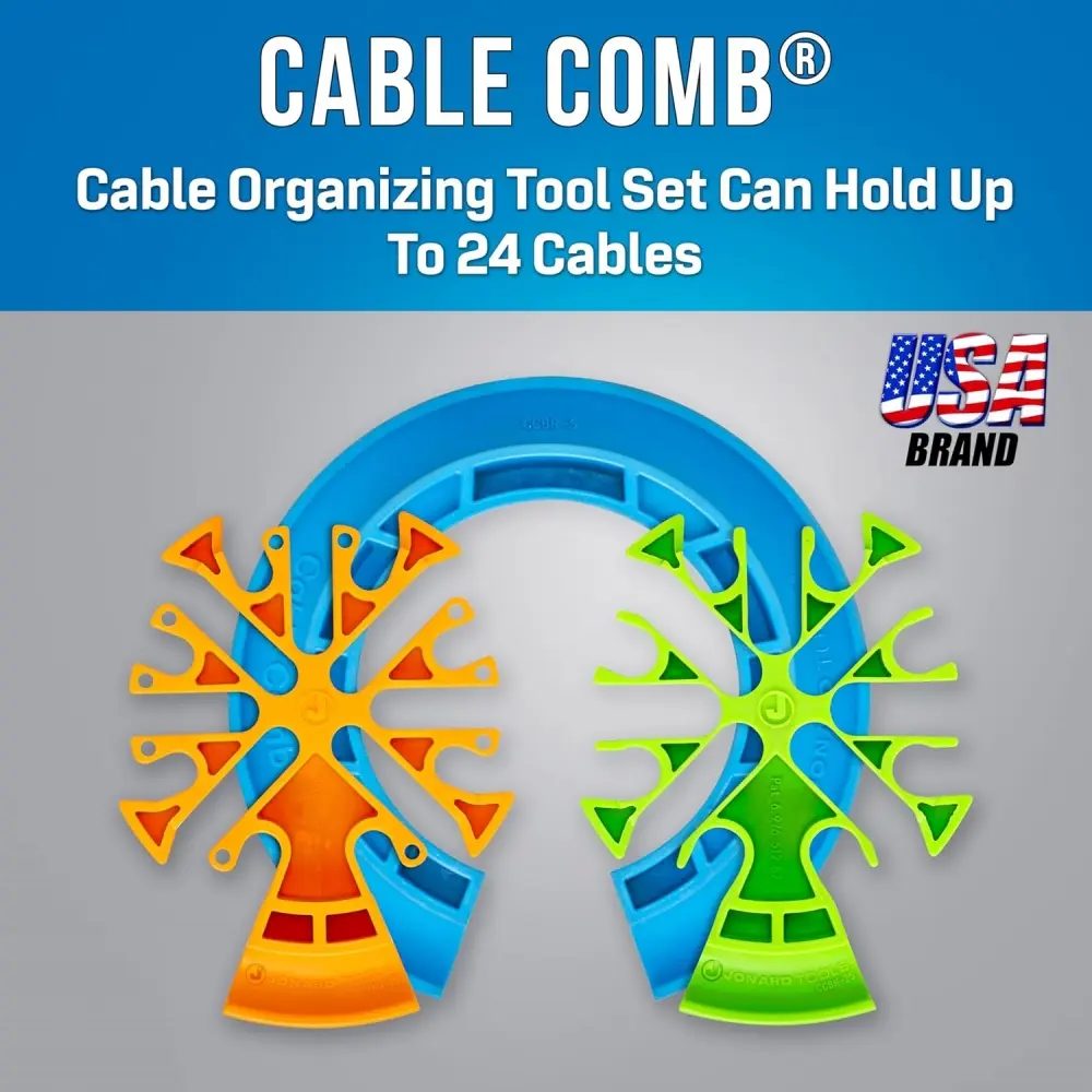 CCB-2534 The Original Cable Comb Cable Organizing Tool Set