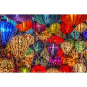 Lanterns In Hoi An City Floating Lights 1000 Piece Jigsaw Puzzle