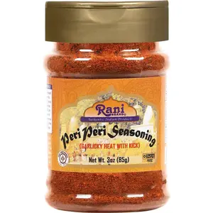 Rani Peri Peri Seasoning (Garlicky Heat with Kick) 3oz (85g) PET Jar ~ Shaker Top | All Natural | Vegan | Gluten Friendly | NON-GMO | Indian Origin