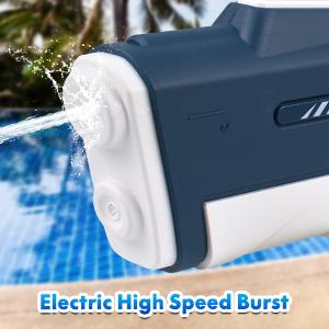 2026 New Rechargeable Electric Water Gun for Adults Kids,Battery-Powered Squirt Toy with Tank,Long Distance Shooting Extra Large Capacity,Perfect for Summer Fun Electric,Summer Outdoor Beach Play,Pool Garden Fun Inflatable Swimming Pool Inflatable Floatin