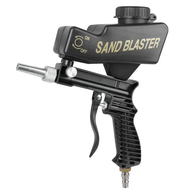Professional Gravity Sandblasting Tools, Pneumatic Sandblasting Set for Car Body Repair, Adjustable Rust Blasting Device, Gifts for Men