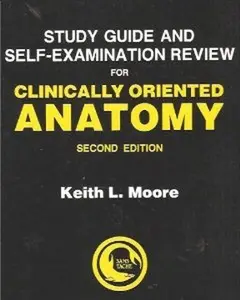 USED Book - Study Guide Self-Examination Review for Clinically Oriented Anatomy by Keith L. Moore (Paperback) - english