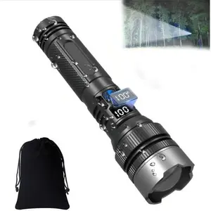 Strictrigid 2025 The Ultimate Survival Flashlight, Strictrigid Flashlight, Ultimate Rechargeable Waterproof Survival Flash Light, for Outdoor Sports, Camping Emergency (1 Pcs)