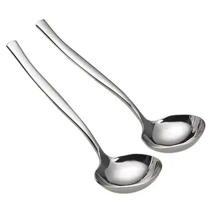 2-Piece Stainless Steel Gravy Soup Spoon, Gravy Ladle Soup, Small Ladle