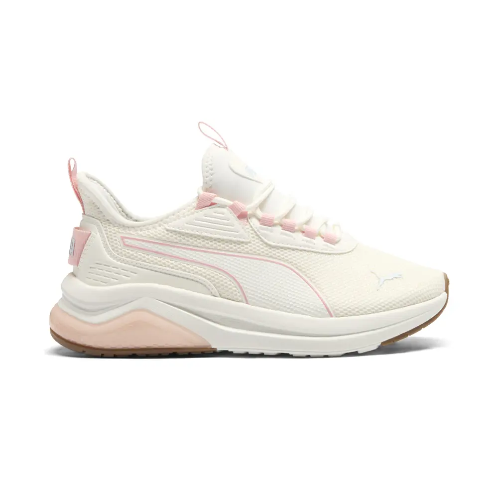 PUMA Womens Amplifier Wide Lace Up Sneakers Shoes Casual - Off White PUMA Womens Amplifier Wide Lace Up Sneakers Shoes Casual - Off White