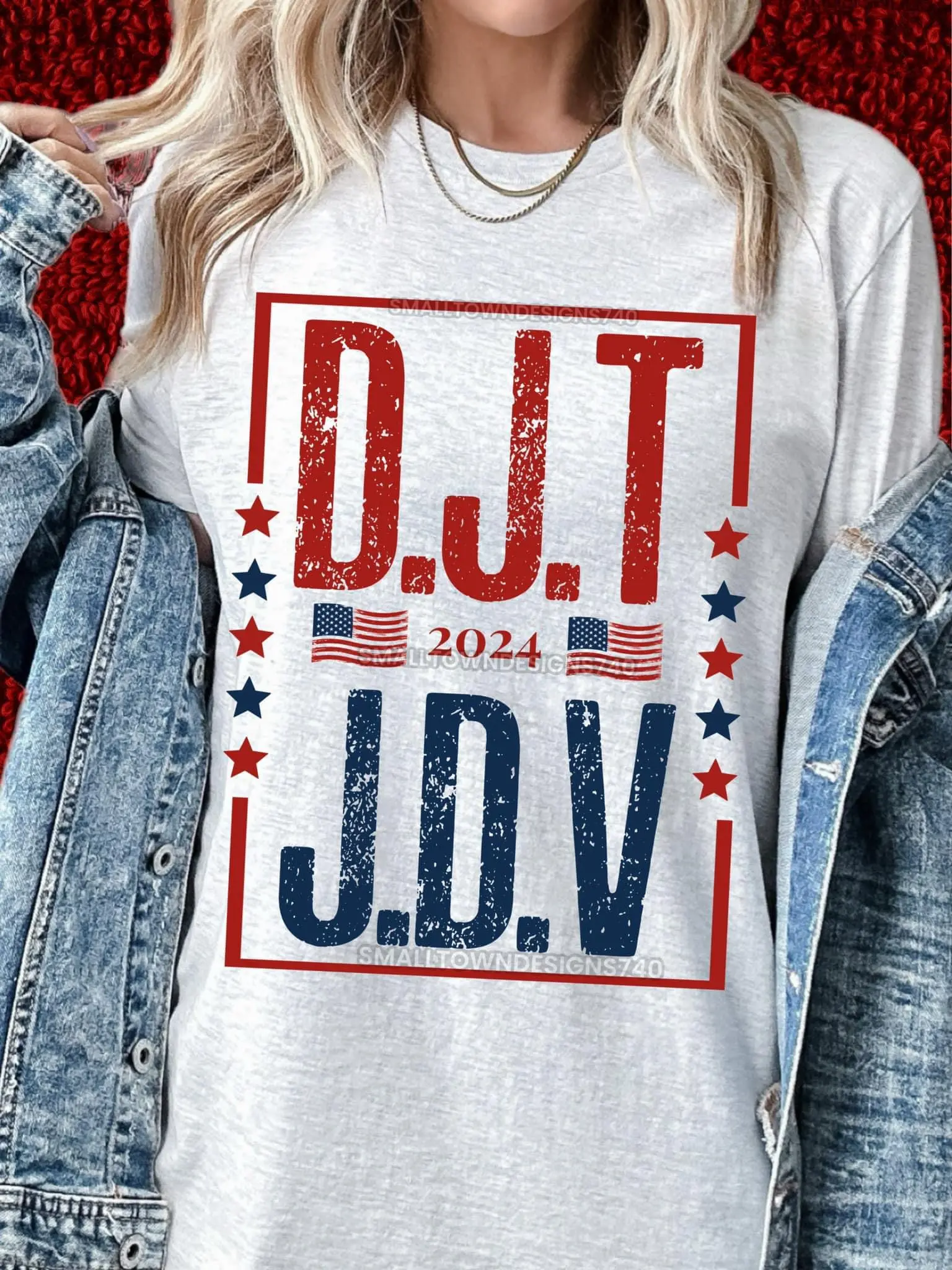 D.J.T. J.D.V. Men or womens Tshirt