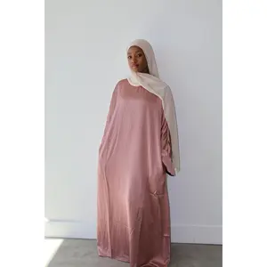 ModestybyMariama Liyana Satin Abaya- Elegant with a comfortable fit eid outfit elegant design