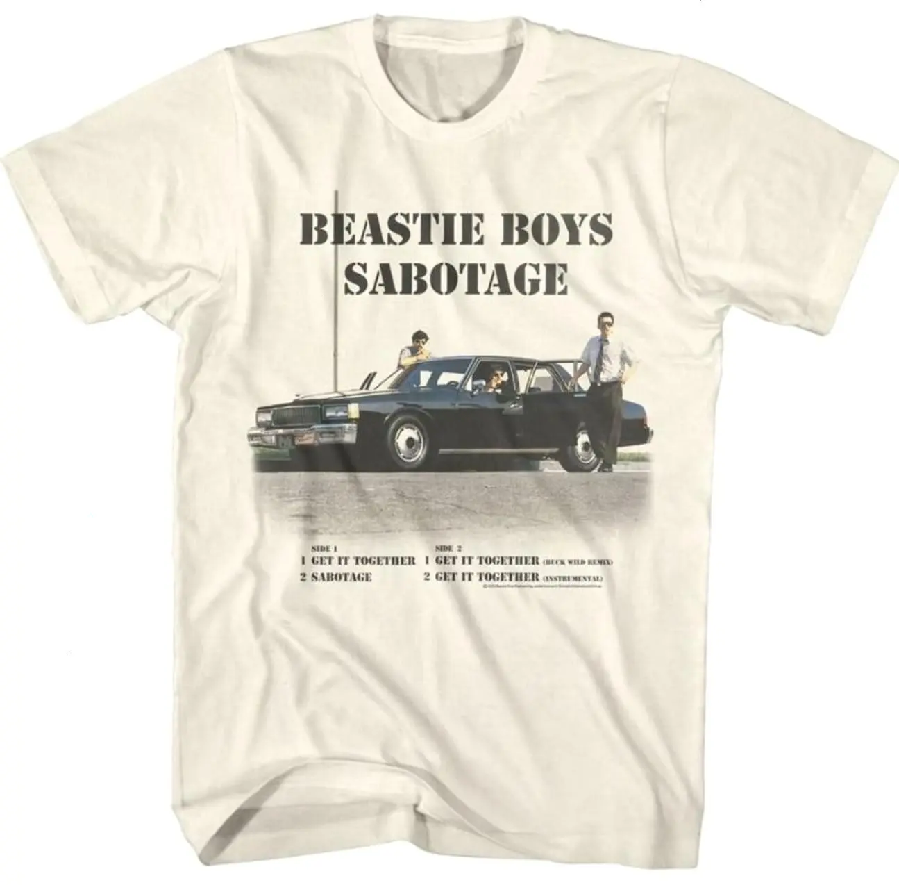 Beastie Boys Sabotage Song Single Album Cover T-shirt