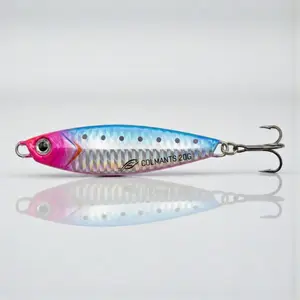 CastMan Casting Minnow Pink/Blue - Long Casting Fishing Jigs
