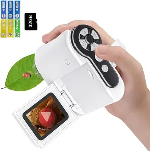 Microscope for Kids - Portable 1000X Handheld Mini Microscope with Photo & Video Educational Science Toys for Ages 3-12 Years