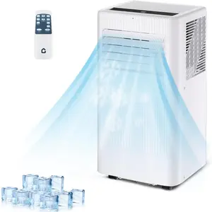 10000 BTU Portable Air Conditioner  3 In 1 Standing AC Unit With Remote Control and Window Kit  Quiet Room Air Conditioner With Dehumidifier  Cools Up to 560 Sq  Ft  for Home Office