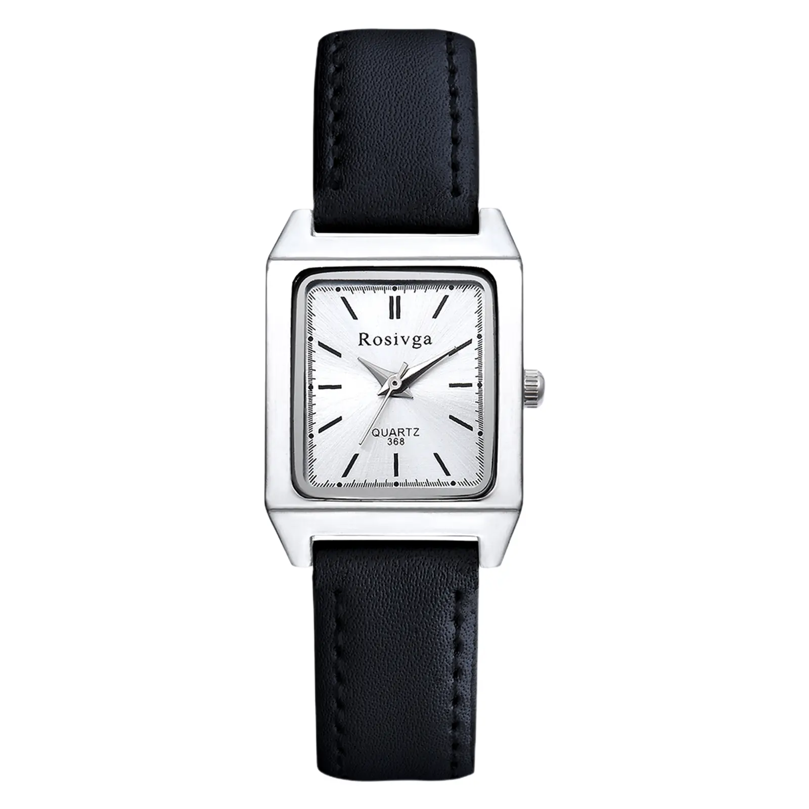 OIDEA Analog Watch for Women, Elegant Minimalist Timepiece with a Dainty Rectangular Dial and Adjustable PU Leather Strap, Analog Watches, Accessories, Watches For Women