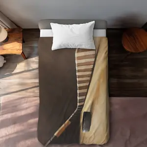 360 stand Decorative Duvet Cover Set, Twin Extra Long Microfiber Bed Set with Washable Covers - Hockey Puck Themed Man Cave Home Decor, Comfortable Duvet Covers