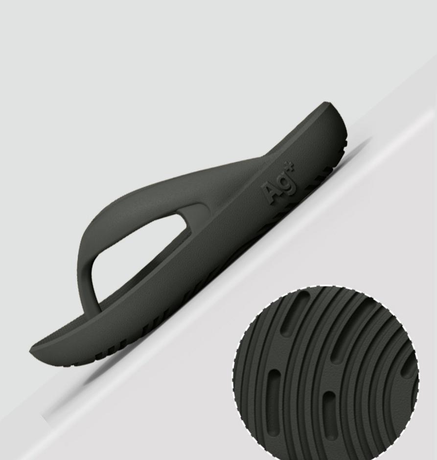 These couple flip-flops are so comfortable! Ag+ Antibacterial Cloud Slides