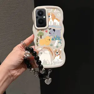 1 Piece Suitable For One Plus Nord N300/Nord N20 Puppy Party Flexible Design Phone Case Cover Reinforced And Lanyard Protection Made Suitable For 1+Nord N20 5G Ideal For Gym