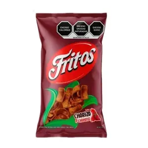 20-Pack Fritos sabor Chorizo and Chipotle Sabritas botana Mexican chips snacks Crispy Crunchy chilli spicy 170g corn flavor
