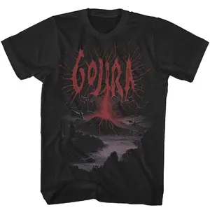 Gojira Volcano T Shirt Mens Rock and Roll Music Classic Band Tee New Black , Graphic tees, Streetwear, Men gifts, Short sleeve,  cotton, Top, Menswear