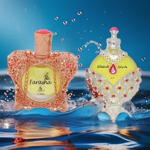 Farasha and Hareem al Sultan Perfume Set - Exquisite Oriental Fragrances - Long-Lasting Scent for Women - Arabian  Perfume Gift Set - Luxurious Fragrance Collection. Floral and fruity with top notes of Jasmine and Bergamot Aroma