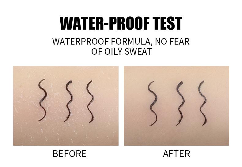[YANQINA] Long-lasting eyeliner -lightweight, waterproof,vegan,cruelty-free,24-hour smooth application,ultra- creamy andsilky smooth texture.