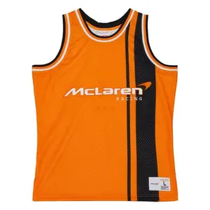 McLaren Racing F1 Mitchell & Ness Special Edition Monaco GP Triple Crown Tackle Twill Jersey