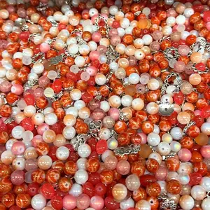 【HS2】For bracelet NOT FOR PENS! 5oz multi-style Colour mix bead accessories set with various shapes available