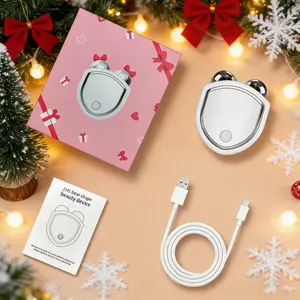 Mini Facial Tightening Device, Face Care Equipment with Vibration Mode, Portable Roller Massager for Men and Women, Christmas Gift, Facial Care Instrument