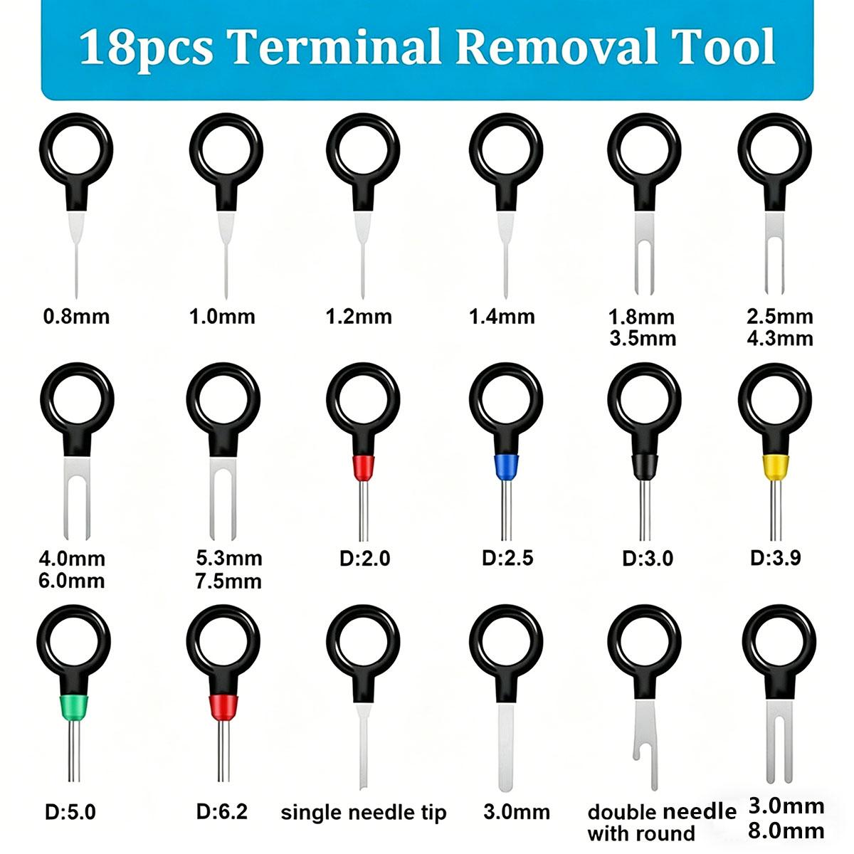 720pcs Car Electrical Wire Terminal Pins Connector Kit 21Type 1/1.5/1.8/2.2/2.8/3.5mm