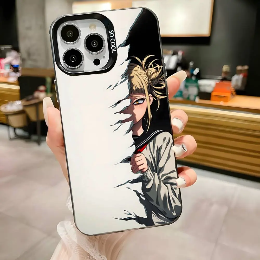 TOGA ケース Toga Himiko My Hero Academia Phone Case For iPhone 16,15,14,13,12