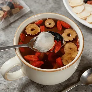 Ginseng Five Treasures Tea Kidney Tea Wubao Tea, Kidney Cleanse Tea Ginseng Six Treasures Tea, Ginseng Red Date Natural Chinese Herbal Tea Bags for Men Women Organic