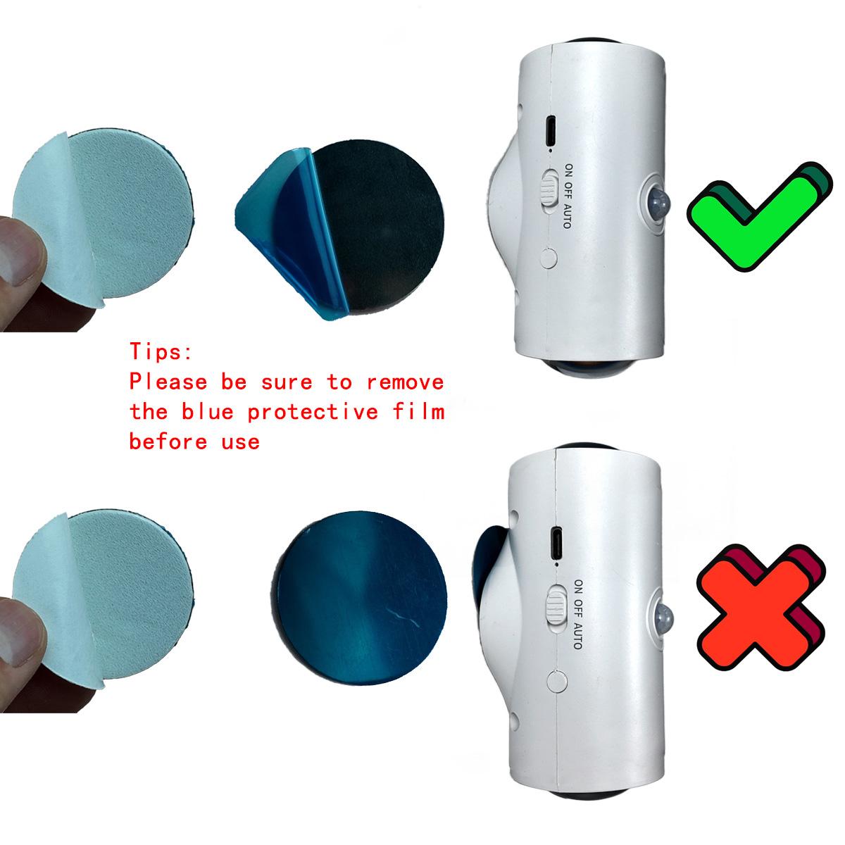 Auto RGB Motion Sensor Night Lights USB Rechargeable Wireless Color Changing for Bedroom Hallway Closet TikTok Viral Party Lights Gifts for Men Women Housewarming Holidays Wall Mounted Lighting