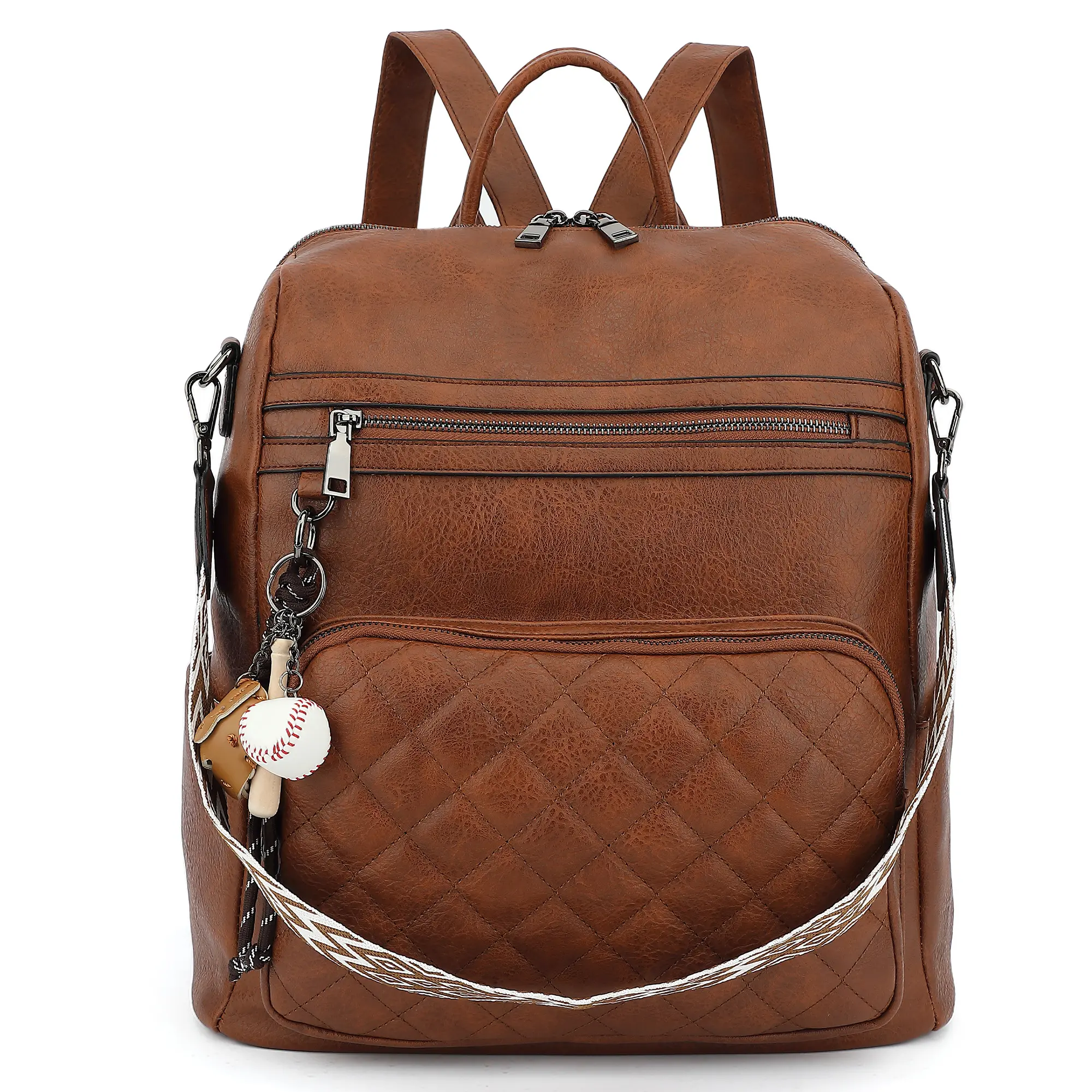TANTOMI Backpack Purse for Women Large Leather Convertible Backpack Ladies Shoulder Bag Fashion Backpack for Travel and Work