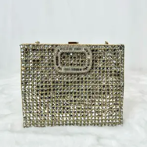 Pre-owned roger vivier Belle Vivier Square Buckle Crystal Buckle N21604965