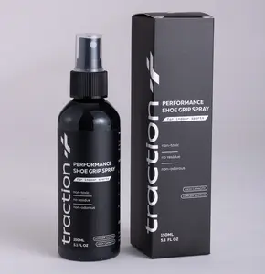 Traction+ Premium Shoe Grip Spray – Instantly Restores Grip and Revives Rubber Soles. All-in-One Traction Spray for Basketball, Volleyball, Badminton & More. All Natural Ingredients. Designed in USA. Large Size 150mL