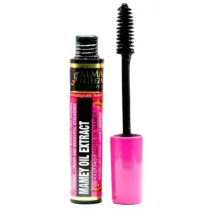 Mamey oil extract mascara maximum length ALMA BELLEZA NET WT. 0.45 oz MAXIMUM LENGHT Pestanas mas gruesas Largas & Bonitas Water Proof "Intense Black "