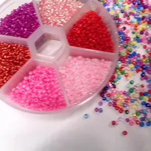 3mm Glass Seed Beads Assortment Set –  Jewelry Making  for Handmade Bracelets, Necklaces & Charms Charms    Resin DIY Craft Kit