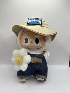 Labubu Fall in Wild Outfit - Denim Jeans & Hat for Labubu Dolls - Perfect for Fall-Themed Stories & Adventures - Doll Not Included