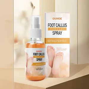 1/2/4pcs Foot Callus Remover Spray, Exfoliating Foot Scrub, Feet Dead Skin Remover, Foot Care Product