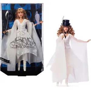 Barbie Signature Stevie Nicks Bella Donna Collector Doll with Flowing White Dress & Accessories