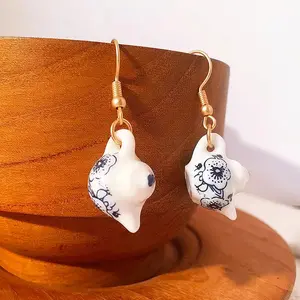 Teapot Earrings
