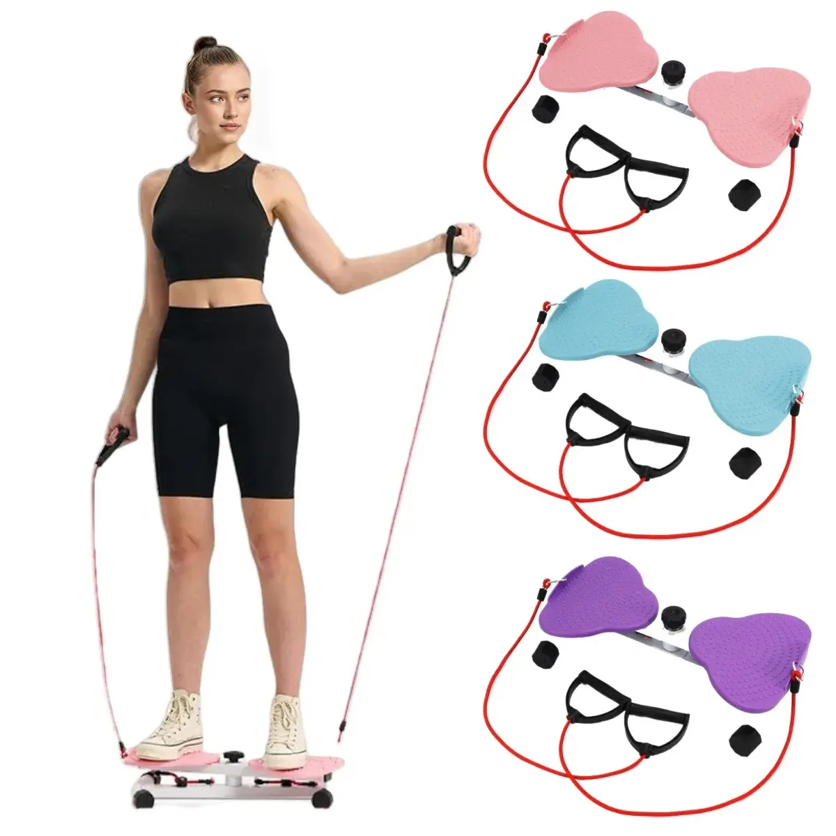 Lpxpass Round ABS Twisting Exercise Board - Portable Fitness Gear for Core Strength, Stomach Toning & At Home Ab Workouts