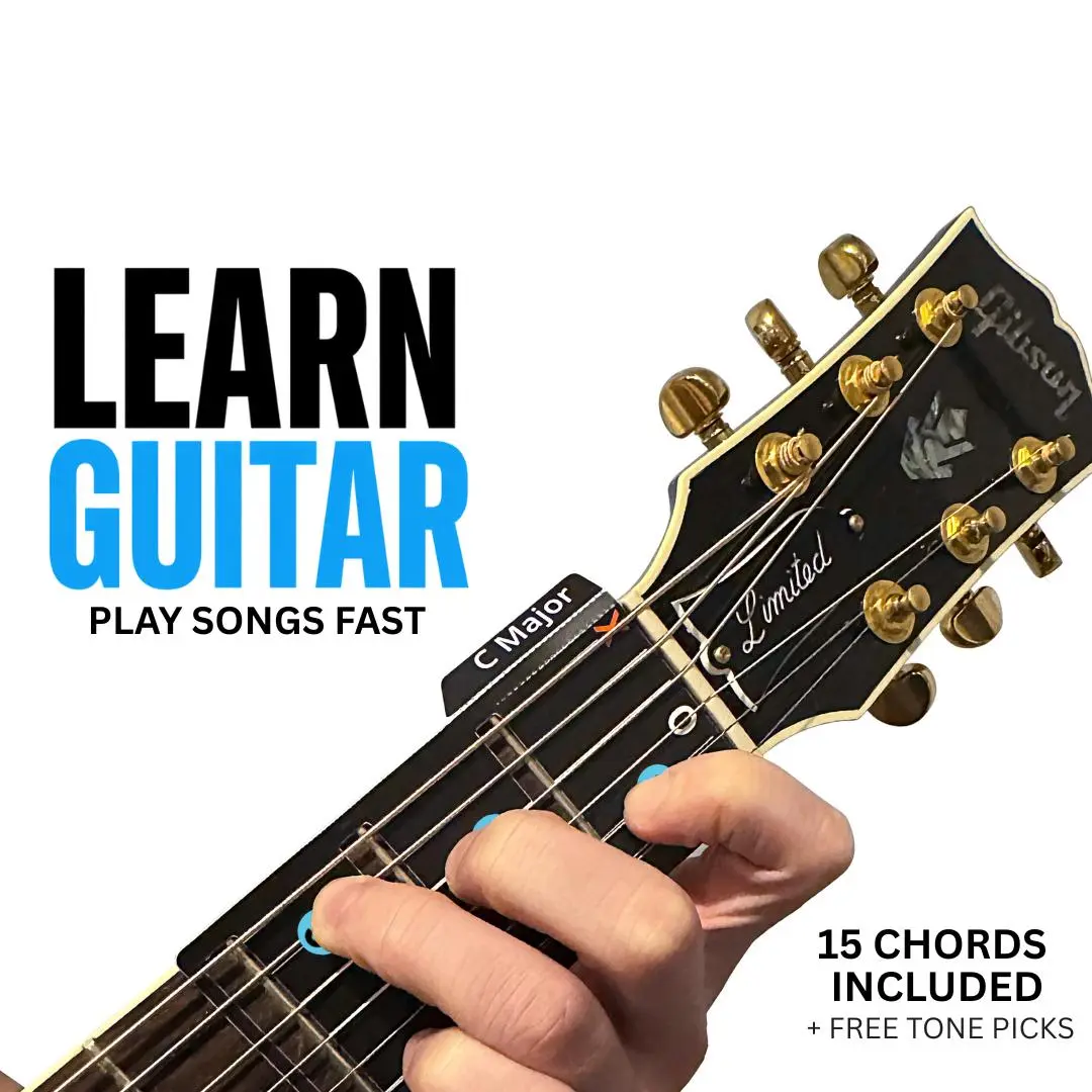 Guitar Card Chords with Butterfly Guitar Picks for Beginner Guitar Players