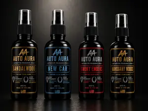 AutoAura Interior Scent Spray (2oz Black Glass)