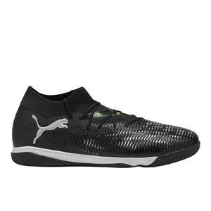 PUMA Mens Future 8 Match Indoor Soccer Cleats  - Black