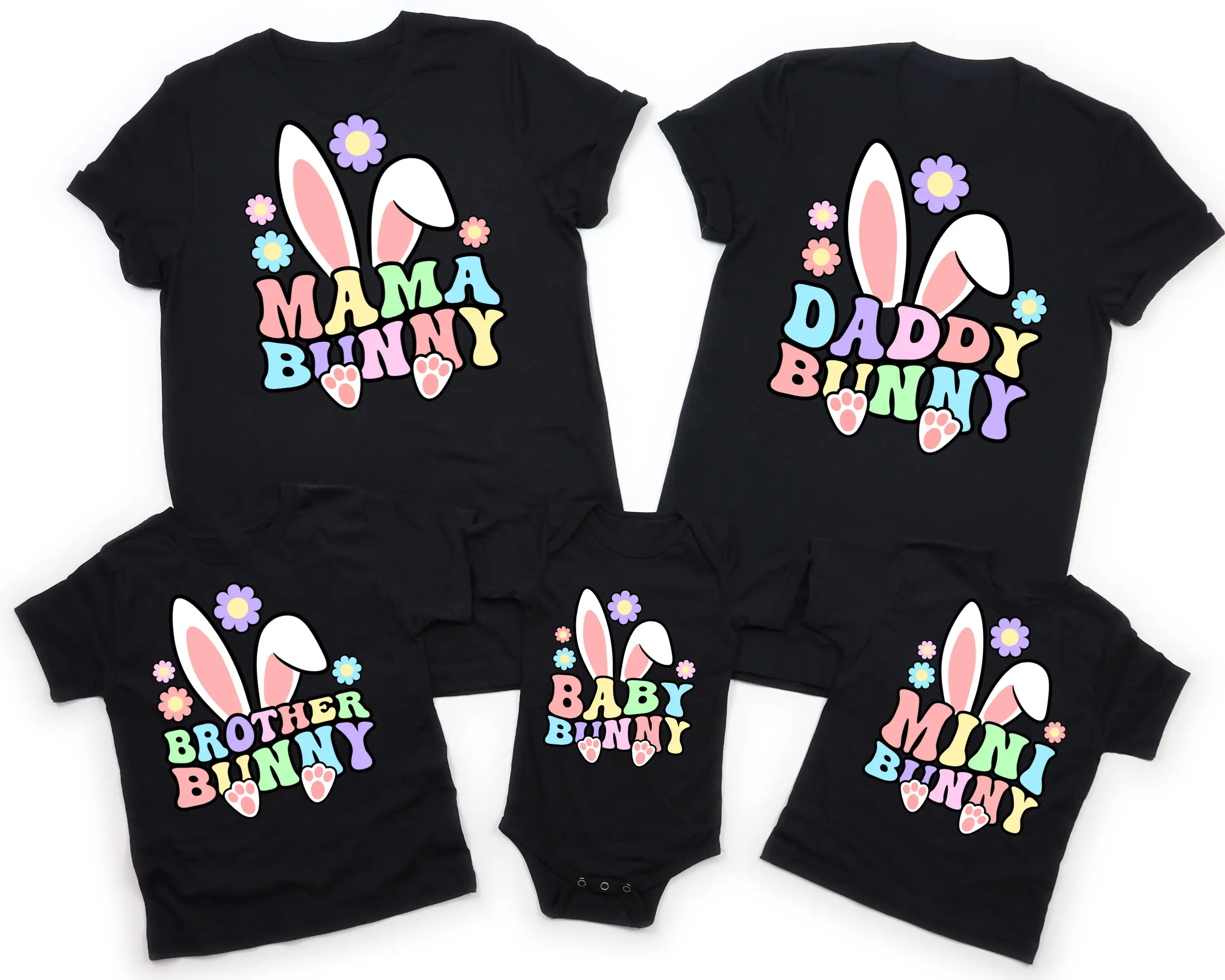 Matching Easter Tshirts ,Family Easter Tees , Easter Bunny Tshirts