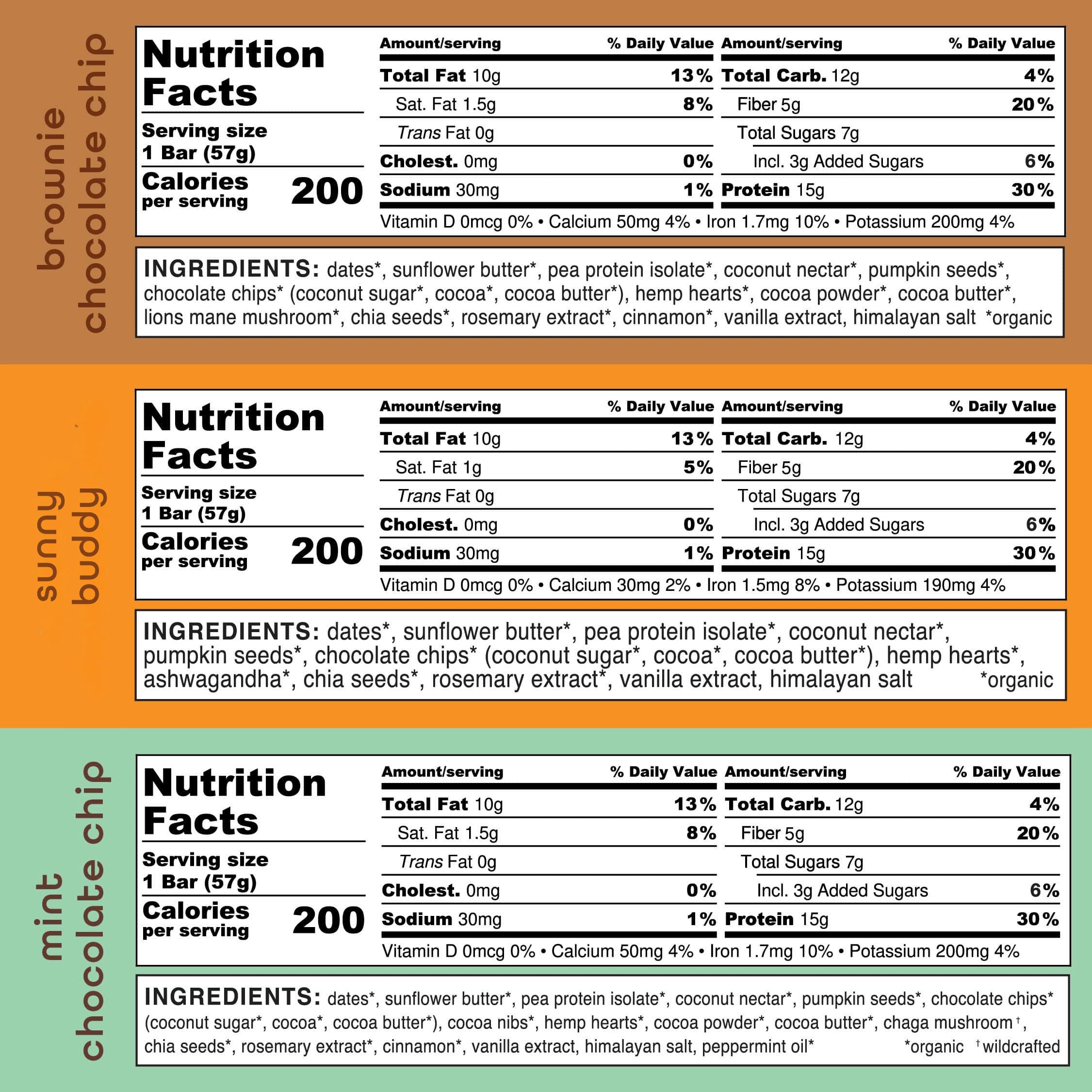 Feel Bars – Vegan Protein Bars | Chocolate Lovers – 9 Pack | 15g Plant Protein | Keto | Organic | Gluten Free, No Nuts, No Soy, No Dairy, No Grains