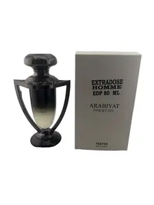 Tester Arabiyat Prestige Extradose Homme EDP - Long-Lasting Men's Fragrance, Intense Fragrant Perfume, Aromatic Woody Arabian Alcohol-Amber-Spice Blend, 2 fl oz or 2.7 fl oz Bottle Option, Perfumes